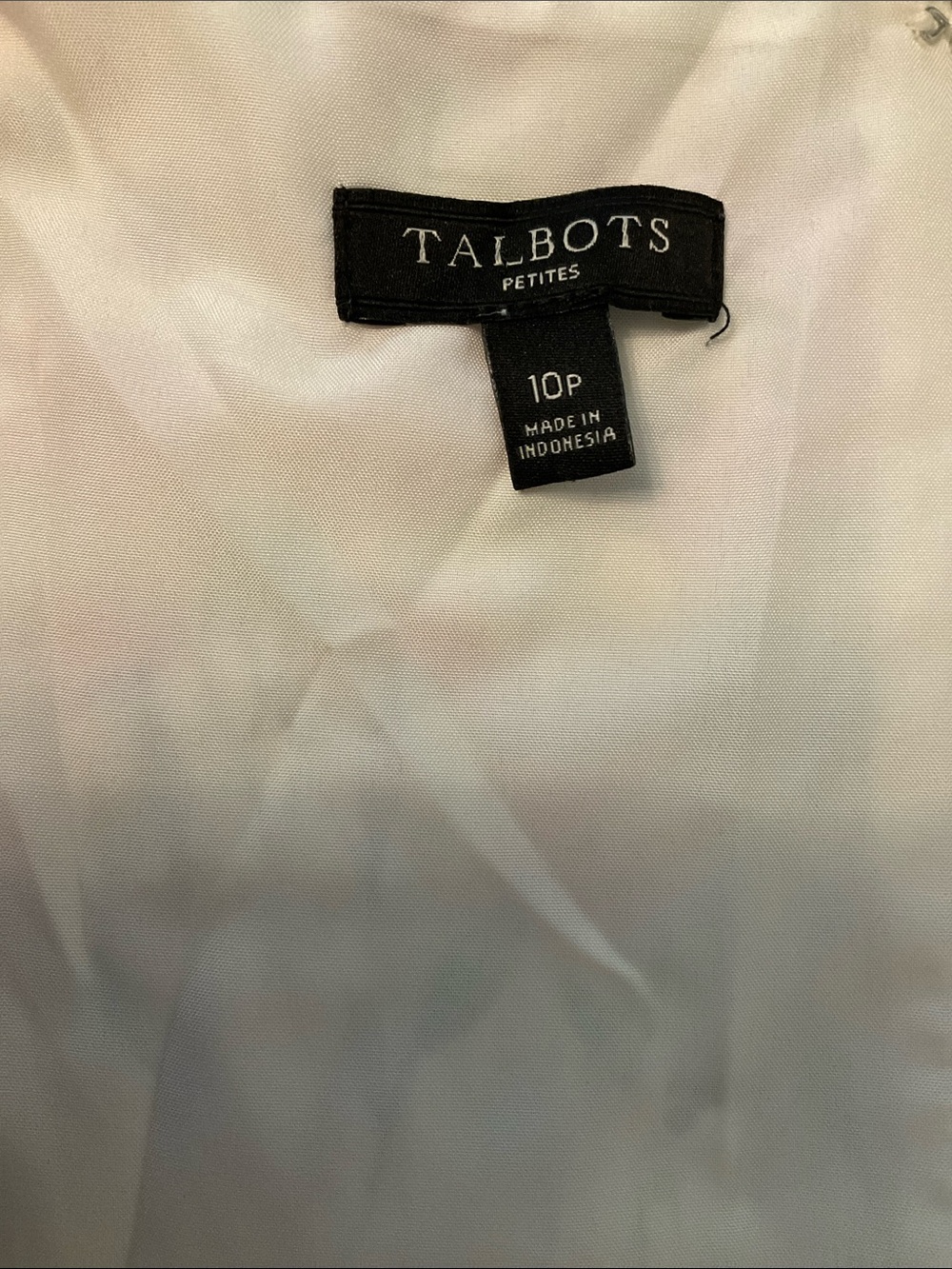 Talbots size 10P Rose Garden cotton/spandex sleeveless floral dress. - Picture 6 of 7